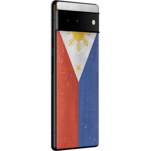 Philippines Flag Distressed Google Pixel 6 Pro Skin